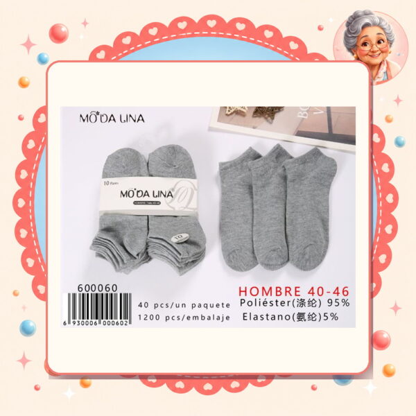 40-46（10 Pares） Moda Lina Ref. 600060