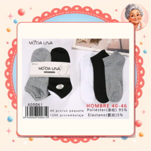 la-icha-06192 40-46(10 Pares) Moda Lina Ref. 600061