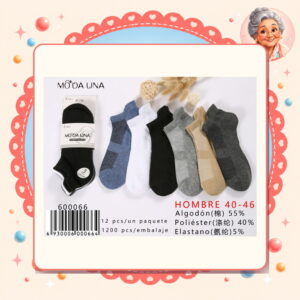 la-icha-06193 40-46(3 Pares) Moda Lina Ref. 600066