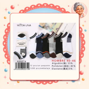 la-icha-06201 40-46(3 Pares) Moda Lina Ref. 600074