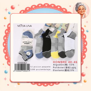 la-icha-06208 40-46(3 Pares) Moda Lina Ref. 600082
