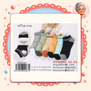 la-icha-06209 40-46(3 Pares) Moda Lina Ref. 600083