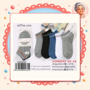 la-icha-06211 40-46(3 Pares) Moda Lina Ref. 600085