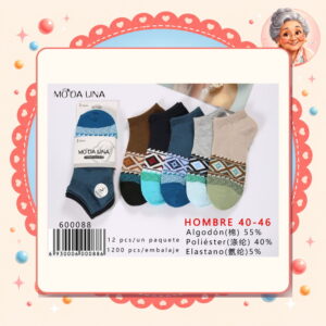 la-icha-06213 40-46(3 Pares) Moda Lina Ref. 600088