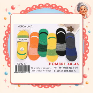 la-icha-06220 40-46(3 Pares) Moda Lina Ref. 600217
