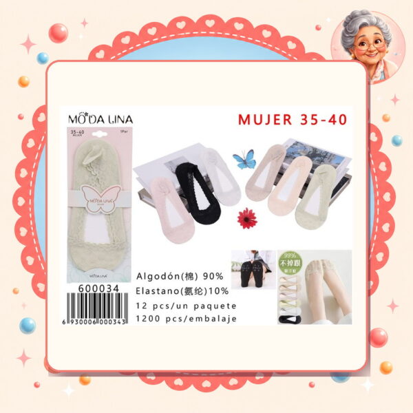 Calcetines（un Par） Moda Lina Ref. 600034