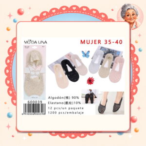 la-icha-06229 Calcetines(un Par) Moda Lina Ref. 600039