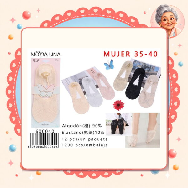 Calcetines（un Par） Moda Lina Ref. 600040