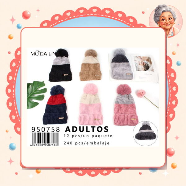 la-icha-06288 F.gorro Moda Lina Ref. 950758
