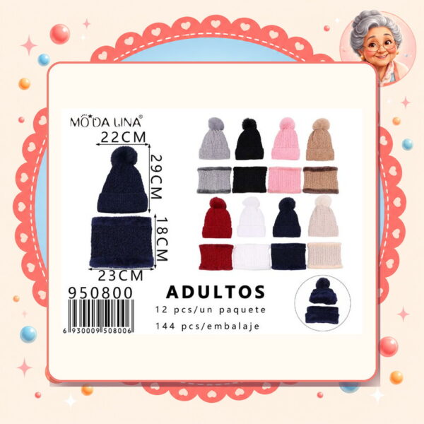 la-icha-06295 Gorro Moda Lina Ref. 950800