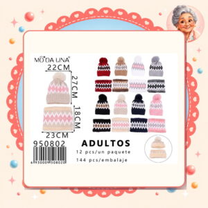 la-icha-06296 Gorro Moda Lina Ref. 950802