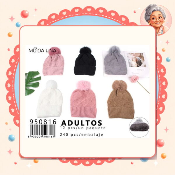 la-icha-06301 Gorro Moda Lina Ref. 950816