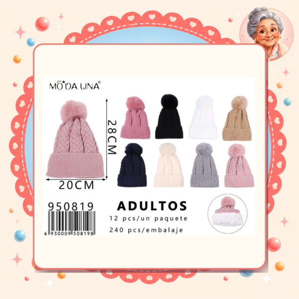 la-icha-06304 Gorro Moda Lina Ref. 950819