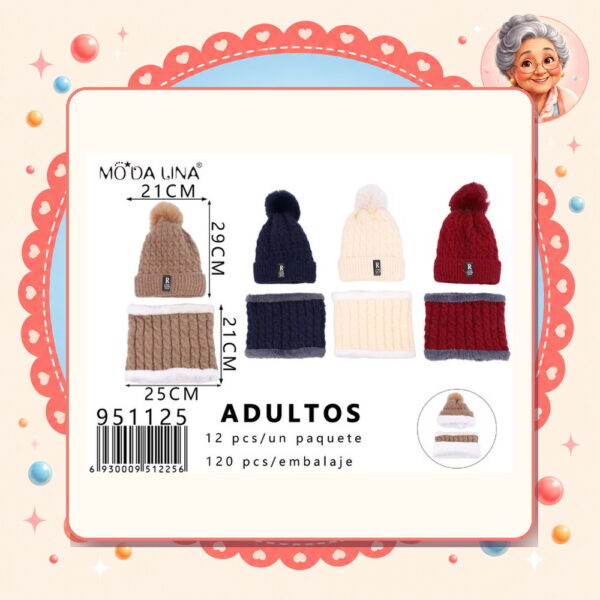 la-icha-06317 Gorro Moda Lina Ref. 951125