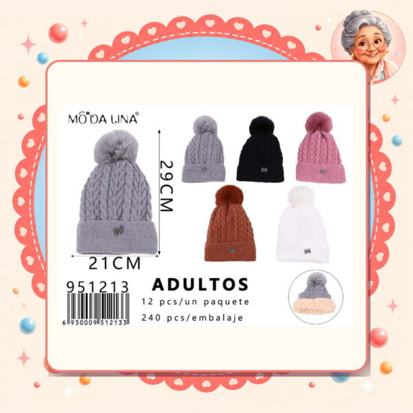 la-icha-06320 Gorro Moda Lina Ref. 951213