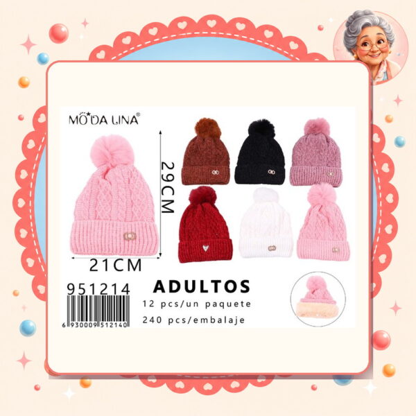 la-icha-06321 Gorro Moda Lina Ref. 951214