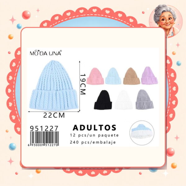 la-icha-06332 Gorro Moda Lina Ref. 951227