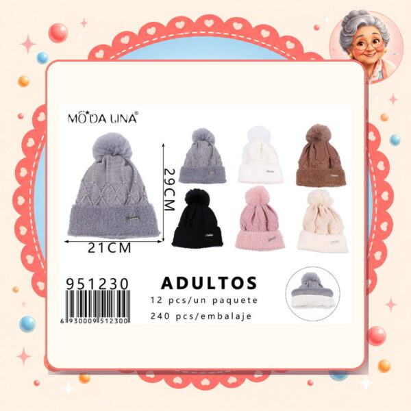 la-icha-06335 F.gorro Moda Lina Ref. 951230