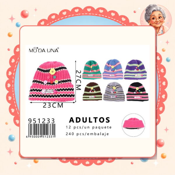 la-icha-06338 F.gorro Moda Lina Ref. 951233