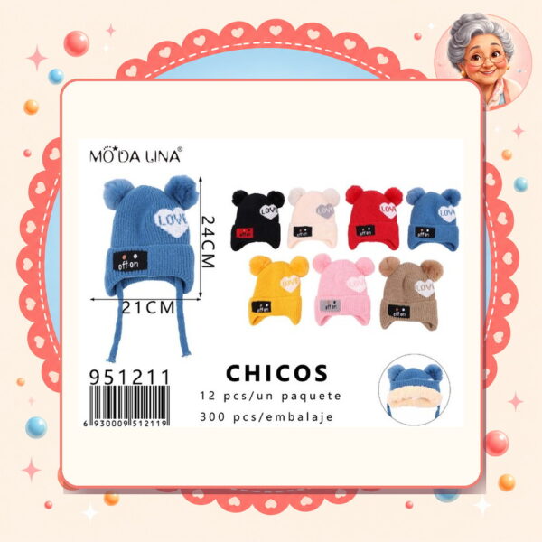 la-icha-06396 Gorro Moda Lina Ref. 951211