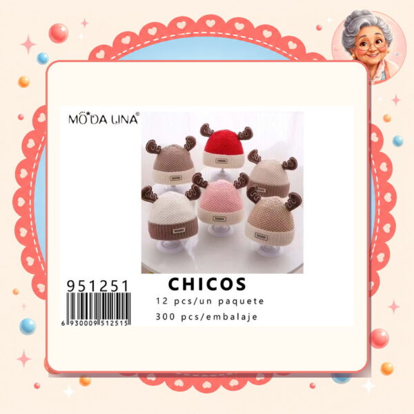 la-icha-06400 N.gorro Moda Lina Ref. 951251